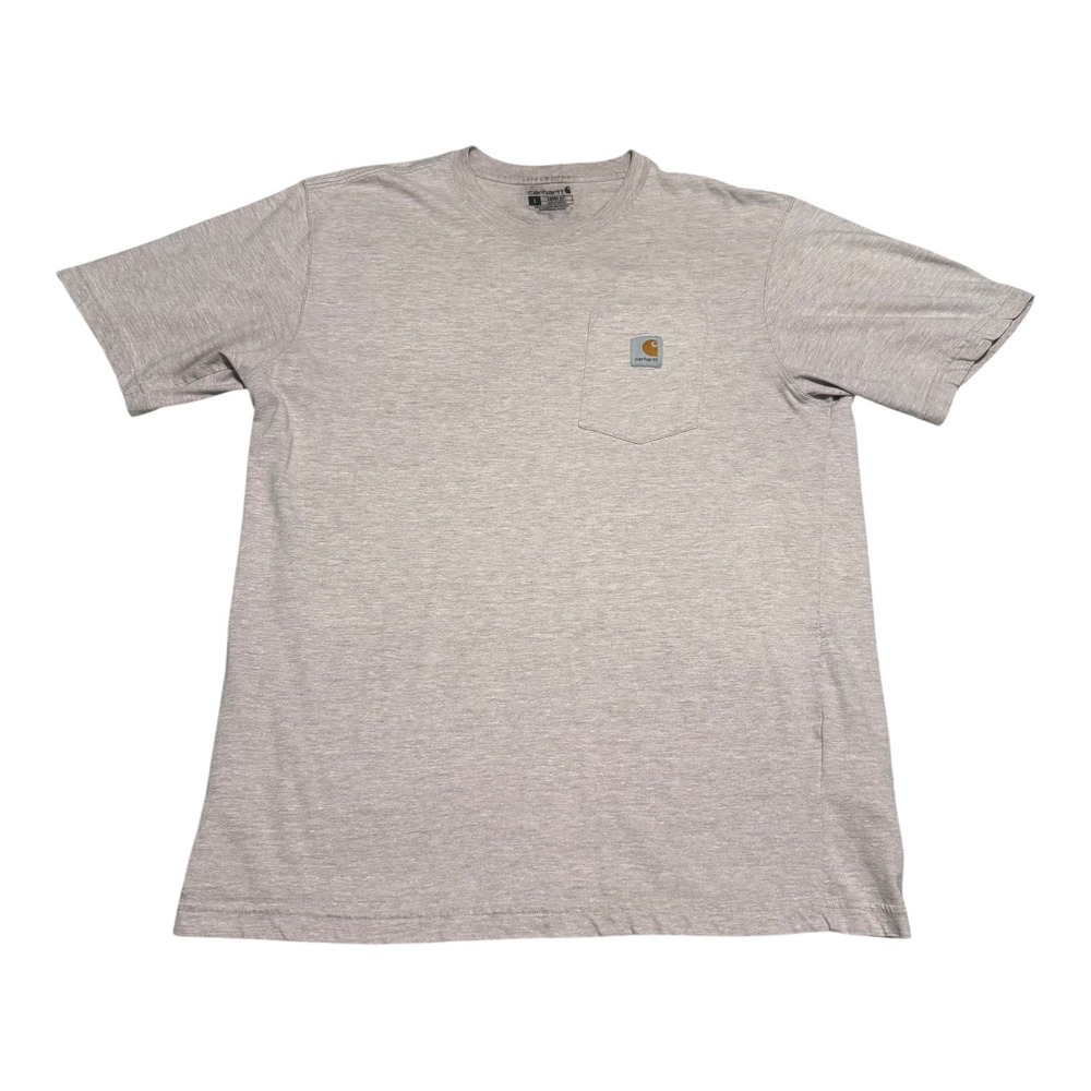 Carhartt K87-V20 Pink/Gray Loose Fit Cotton Blend Pocket Shirt Men's‎ Large